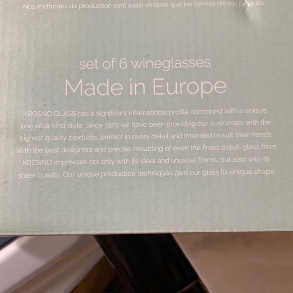 Krosno glass cups - Picture 11 of 11